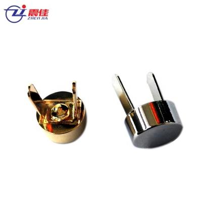 China Decorative Size Metal Customized Metal Clothing Studs For Leather Bag for sale