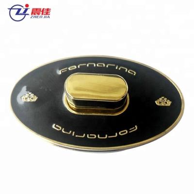 China Metal Customer Logo Metal Bag Making Accessories For Leather Bag Fittings for sale