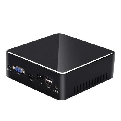 China Core i3 i5 i7 5500U HD VGA Micro Mini PC HTPC NUC Celeron J4125 System Barebone Business Desktop Fan Educational Personal Computer Portable Design for sale