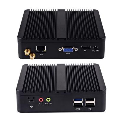 China Mini Ubuntu Linux Dual Core Celeron J1900 J1800 N2830 Educational Direct PC Factory Barebone Business Fanless Computer For Home Office Business for sale