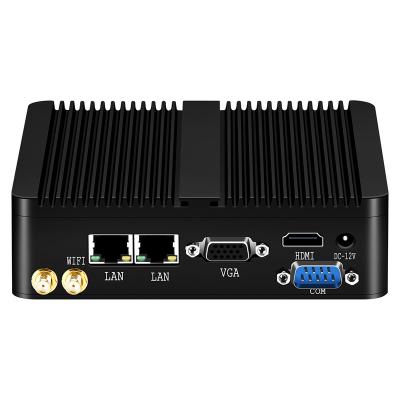 China Celeron J2900 j1900 N2830 WiFi 2*Gigabit Fanless Mini PC Industrial Quad-core Fanless Ethernet 2*RS232 4*USB Micro Computer Computer for sale