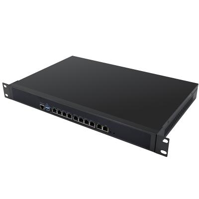 China Application Gateway Hardware Server 1U Hab Support Enterprise Level Router PC 10* LAN Celeron 3865U i3-6100U i7-3517U 8350U Industrial Firewalls for sale