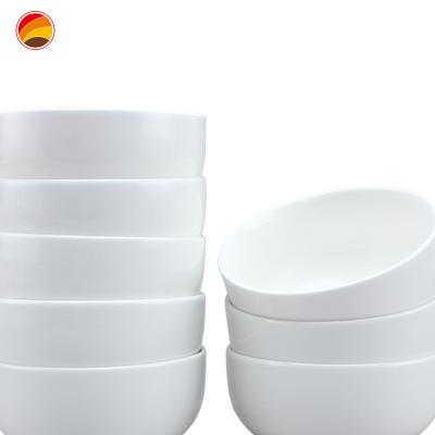 China Viable made in china white porcelain bakeware bowl simple household style for sale