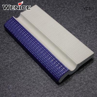 China Exterior tiles cobalt blue anti-slip finger-grip tile for swimming pool for sale