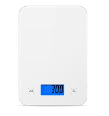 China Wholesale USB Rechargeable Weight Measure Food Weighing LCD Display 5-10Kg Digital Electronic Kitchen Scale For Home for sale