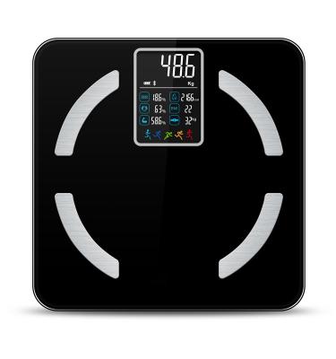 China VA Large Screen Water Content Fitness Electronic Weight Scale Measuring Scale For Body Composition Free APP 2022 for sale