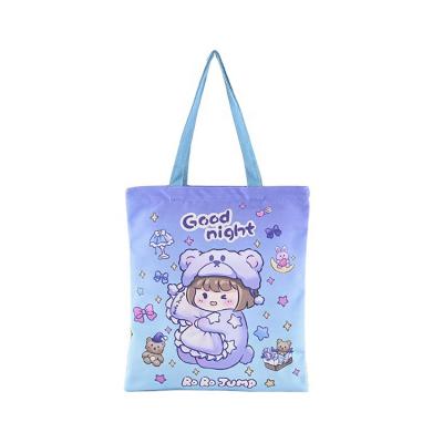 China Custom Design Processed Bolsas Tela Canvas Tote Bag With Pocket Diy Tote Personalized Sac Cabas for sale