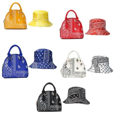 China Luxury Fashion Fashion Purse And Hat Set Bags PU Leather Designer Women Shoulder Handbags 2021 Ladies for sale