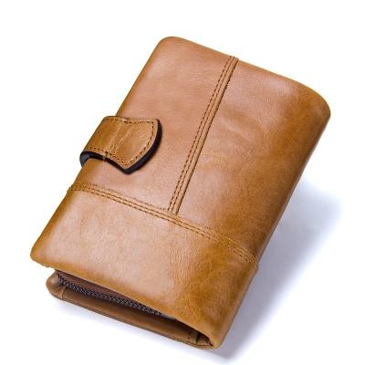 China Travel Life Office Wallet Money Clip Coin Pocket ID Credit Card Wallet Mens Daily Genuine Leather Slim Card Holder for sale