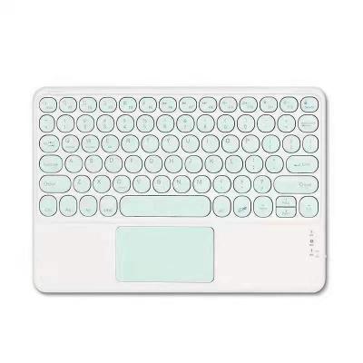 China 2021 Fashionable Slim New Backlight Touchpad Keyboard For iPad With 7 Lights for sale