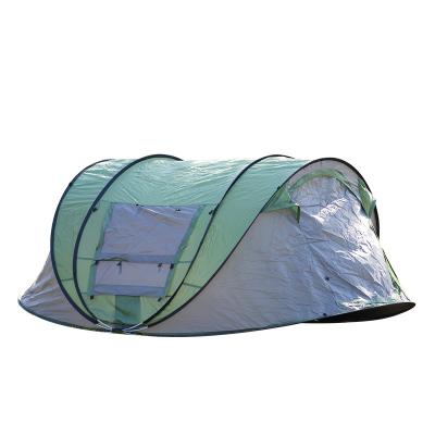 China Camouflage / Field Set 5 Person Life Cabin Camping Tent Long , Camping Tent Outdoor Customized for sale