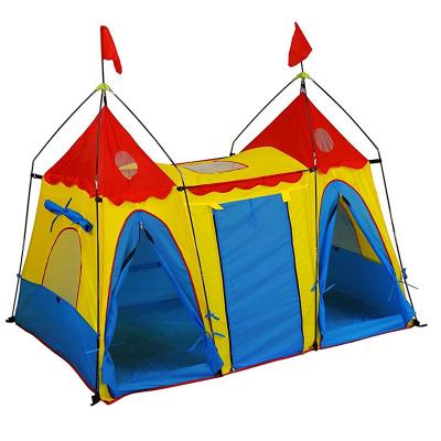 China Easy Foldable Children Play Princess and Prince Indoor Kids Castle Toy Tent Child Theater House Curtain Outdoor Games Tent for sale