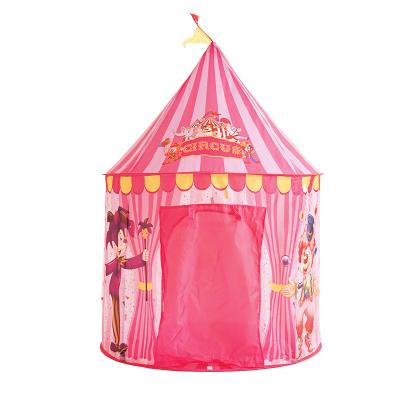 China Soft Toy Play Tent for Kids Vibrant Pink Toy Circus Tent in Sturdy Carry Bag for sale