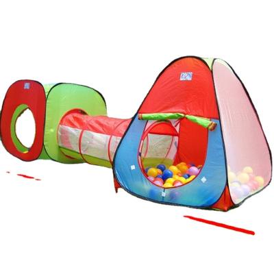 China Soft Toy Roadacc 3-Piece Kids Play Square Cubby, Triangle Cubby and Spring-Noise Tunnel Tent Set for sale