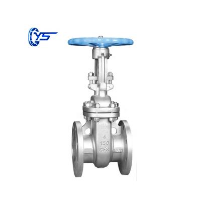 China ASME api CF8 CF8M dn100 general standard stainless steel flanged gate valve for water or oil for sale