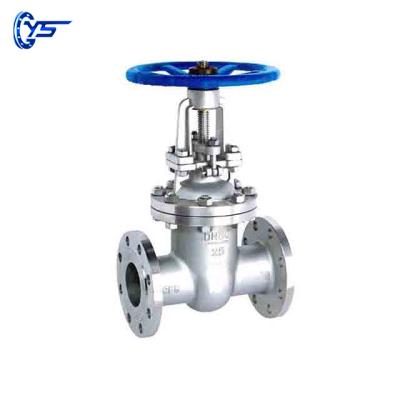 China General Manual Stuck Flanged 4 Inch Gate Valve DN100 SS CF8 For Nitric Acid for sale