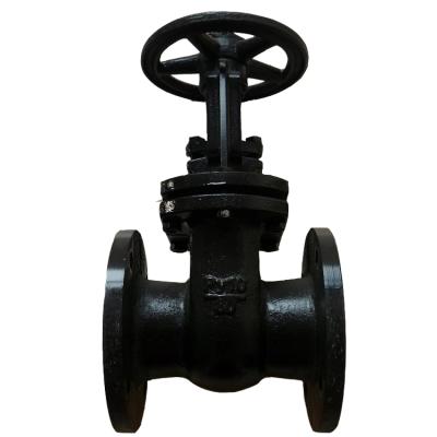 China General Price List Cast Iron Liquid Disc GOST Standard Brass Double Flanged Gate Valve for sale