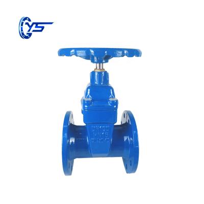 China General Non-Rising Resilient Flange Seated Stem Malleable Iron Gate Valves for sale