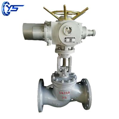 China General Max Demand Double Globe Electric Seated Control Valve With Water Pipe Fitting for sale