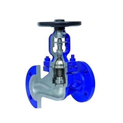 China 2 4 Inch GS C25 DIN PN16 PN25 Air Vapor Bellows General Seal Ball Valve for sale