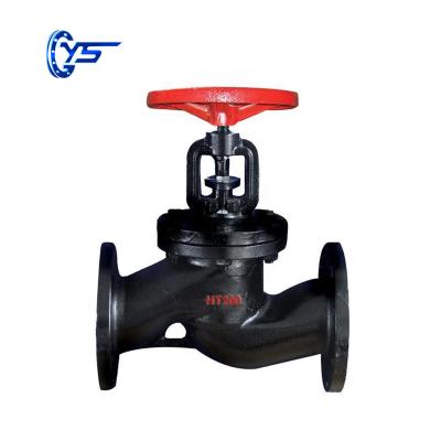 China General Steam Pipeline J41T-16 Flange Ends Cast Iron GB Globe Valve for sale