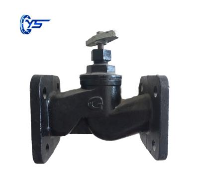 China J41T-16 cast iron general gost square flange ball valve for sale