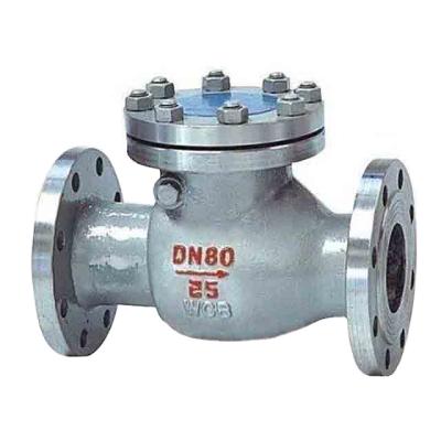 China General China Factory Oil Classed Cast Steel Bonnet WCB Body One Way Check Valve for sale