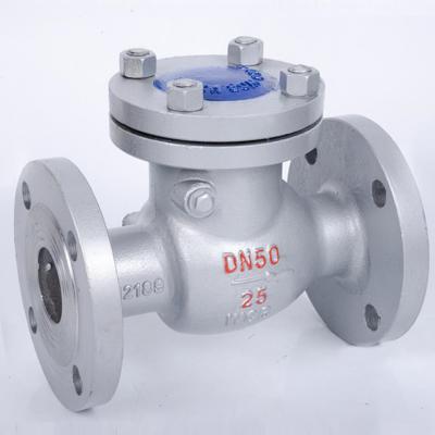 China General WCB Body Stainless Steel Disc Swing Type Flange Check Valve With Bolt Bonnet for sale