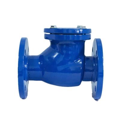 China General Type DIN3202-F6 PN10/PN16 Swing Check Valve Flap Weighted Ductile Iron DN50-DN300 for sale