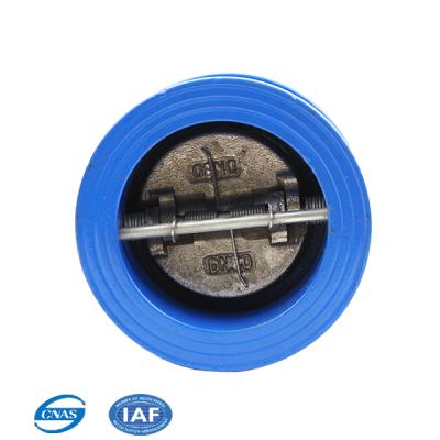 China General Check Valve Price Wafer EPDM NBR PTFE Sealing Non Return Double Disc Butterfly Valve for sale