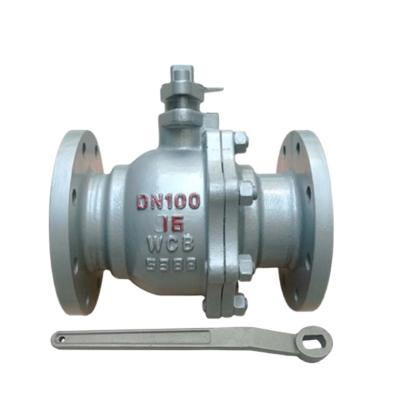 China PN16 DN80 Joint Flange Connection Flange Stainless Steel General Joint WCB Hard Ball Valve for sale