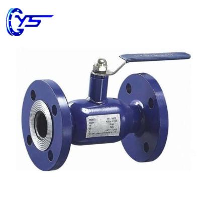 China General easy to control to turn 90 degree to open and close gas ball valve with flange end for sale