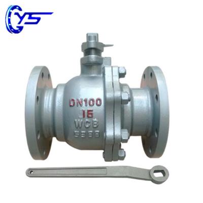 China General WCB PN10/16 2PC Valve Body Manual Ball Valve For Water And Gas for sale