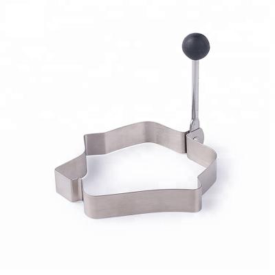 China Food Grade Stainless Steel Viable Egg Ring Pancake Ring House Shape for sale