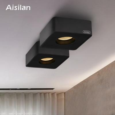 China High radiation Aisilan 2021 indoor aluminum recessed spot lighting ultra-thin minimalist cob ceiling led downlight for sale