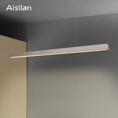 China Modern Minimalist Aisilan Nickel Lamp Indoor Design For Restaurant Hotel Decorative Ceiling Chandelier Led Pendant Light for sale