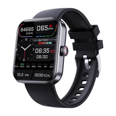 China APP Control Cheap Price Blood Glucose Heart Rate Fitness Monitor Waterproof Calling Sound Android Smart Watch Smartwatch for sale