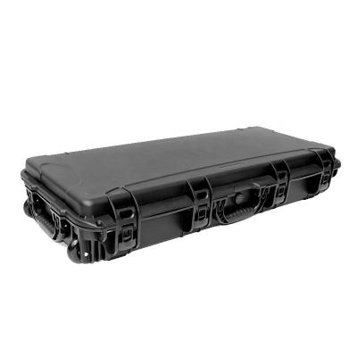 China Outdoor Rolling Waterproof Gun Case with Wheels AK92 Waterproof Long Hard Plastic Case for Storage Accessory for sale