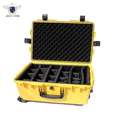 China Factory Custom Rolling L230 Waterproof Case For Camera Equipment Shockproof Hard Plastic Tool Case With Wheels for sale