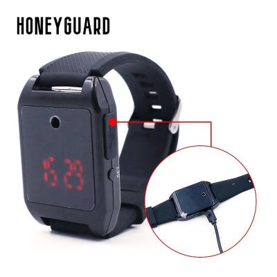 China Manufacturer Wholesale Rechargeable Self Defense 130dB Safesound Elderly Rechargeable Self Defense Wrist Watch HONEYGUARD HPA017 Personal Security Alarm for sale