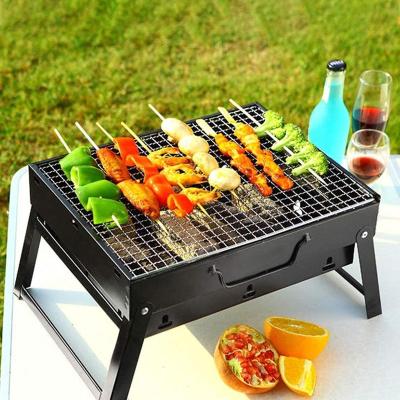 China Adjustable Height High Quality  And Easy To Clean Charcoal Grill Barbecue Portable BBQ - Stainless Steel Folding BBQ for sale