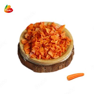 China Professional production of normal cheap price high quality dry carrot cubes dehydrated carrot granules for sale