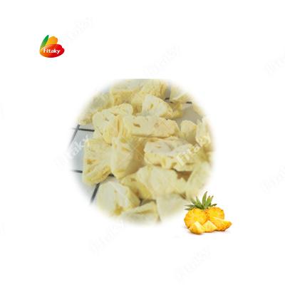 China Factory Dry Top Supply Freeze Dried Pineapple Packed Pineapple Fruit Crisps Freeze Dried Pineapple Slice for sale