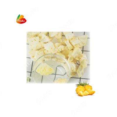 China Wholesale Fresh Sweet Freeze Dried Natural Dry Pineapple Slices Freeze Dried Pineapple for sale