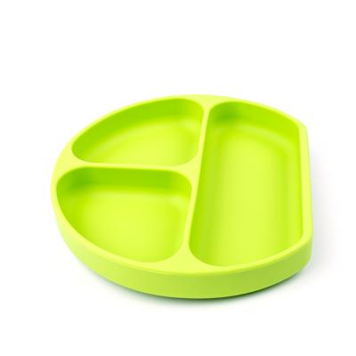 China 2020 BPA Free Success Silicone Dish For Kids Baby Silicone Dish With Sucker for sale