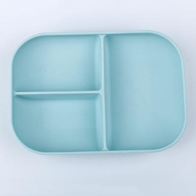 China BPA Free Baby Dinner Food Silicone Place Mat Toddler Kids Baby Feeding Dish Silicone Suction Dish for sale