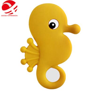 China Soft Toy New Custom BPA Free Baby Toys Silicone Animals Cartoon Teether Pendant Teether for sale