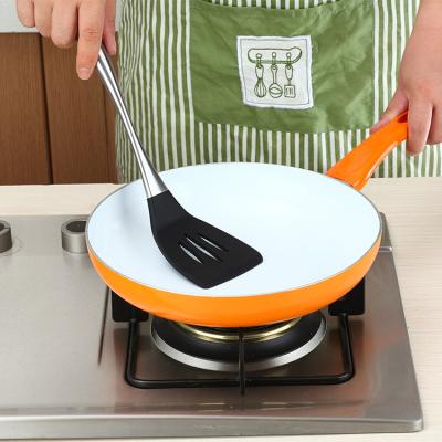 China 2021 Sustainable Stainless Steel Handle Eco Friendly Silicone Cooking Tool Kitchen Utensils Set Spatula for sale