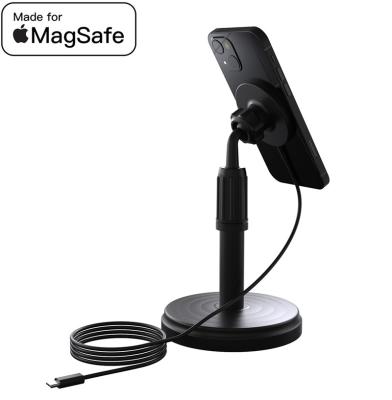 China For iPhone 13/12/12 Pro/12Pro Max/11/11 Pro/X/XR/X 2021 Original Mag Safe Magnetic Wireless Charger Factory Stand Dock Cradle Phone Charging Stand For iPhone 13 Mini Pro Max for sale