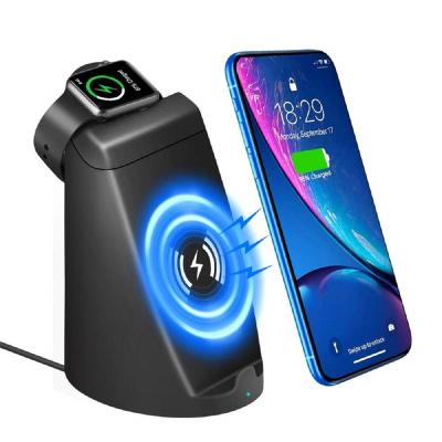 China 2019 Bestselling Amazon High Speed ​​2 in 1 Wireless Charging Station Dock for iPhone and Apple Watch Series 5/4/3/2/1 for sale